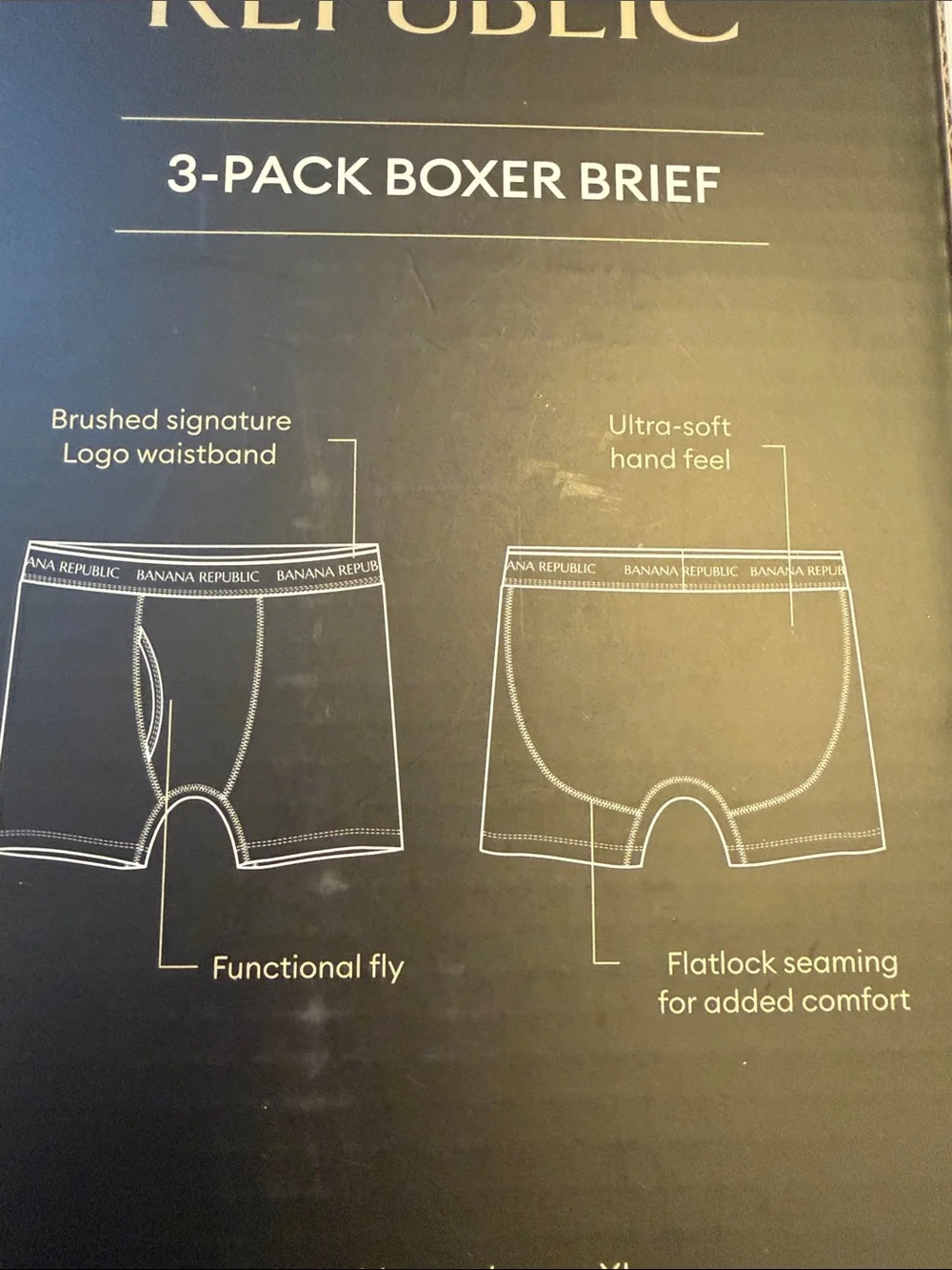 🌴Banana Republic Men’s Boxer Brief | 3-pack Size XL